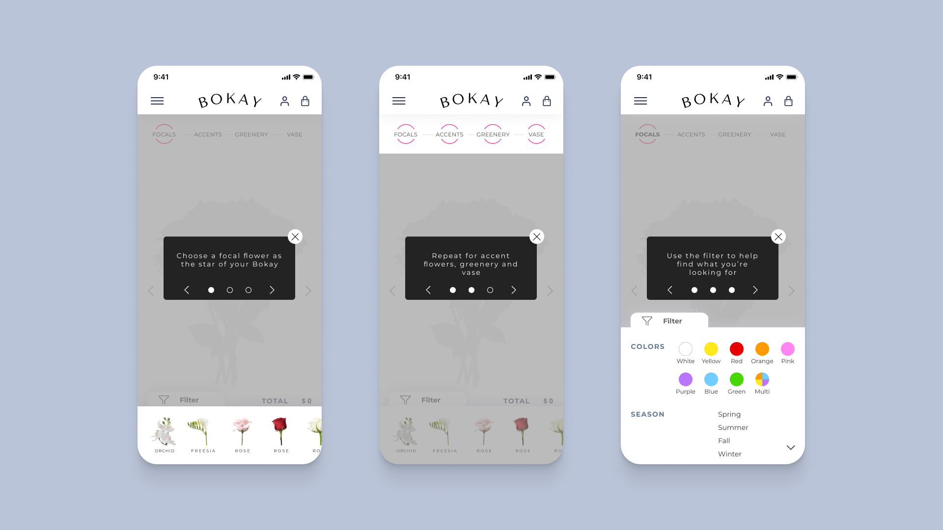 Bokay Flow Tool Tips lavendar