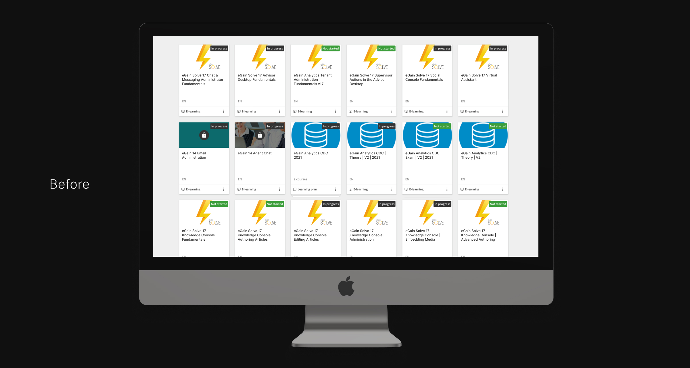 eGain University – Before Dark